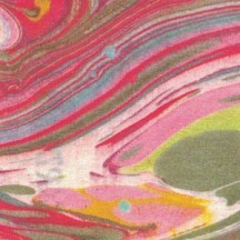 Multi-colored Marbled Stone Swirl Print Italian Paper ~ Tassotti